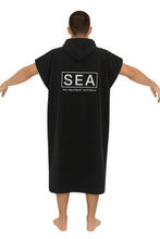 Hooded Zip Towel - BLACK